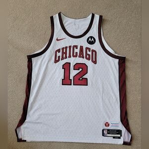 Ayo Dosunmu 2022-23 Chicago Bulls Nike City Edition Authentic Jersey Size 58+2 n